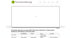 Desktop Screenshot of jogaczechowice.pl