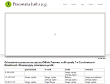 Tablet Screenshot of jogaczechowice.pl